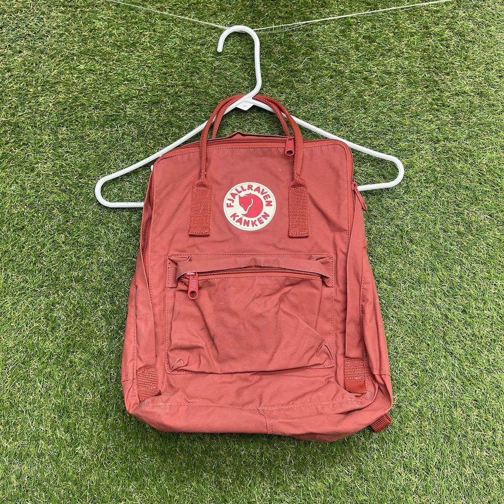 Fjallraven Kanken Backpack Daypack Book Bag 27172 Red Laptop 15'' Dusty Rose
